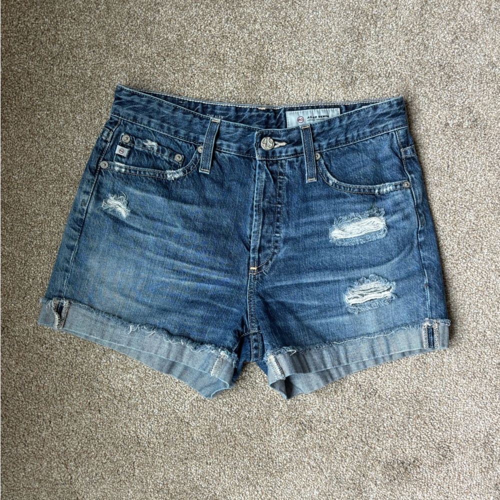 AG Adriano Goldschmied The Alex Vintage Boyfriend Denim Shorts